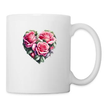 Valentine's Day Wedding Mother's Day Love Engagement - Mug - white - Right