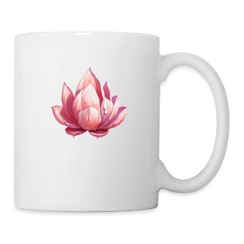 Lotusblüte - Tasse - Weiß - Rechts