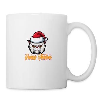Christmas Katze - Tasse - Weiß - Rechts