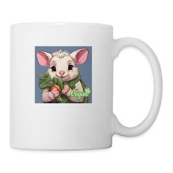 Vegan Mouse - Tasse - Weiß - Rechts
