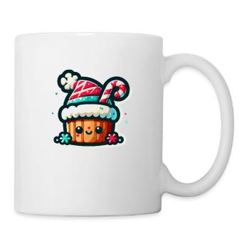 Santa Hat Cupcake: A Sweet Christmas Treat! - Mug - white - Right