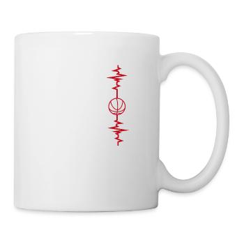 Basketball Heartbeat Basketball Gift Idea - Mug - white - Right