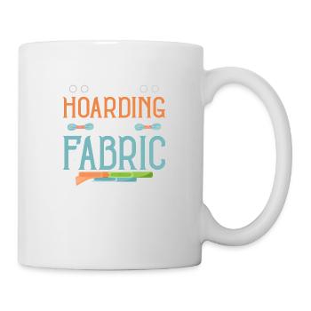 Ce n’est pas de la thésaurisation si c’est de l’artisanat de tissu à coudre M - Mug blanc - blanc - Droite