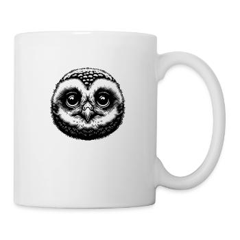 Hibou Mignon Animal Enfants - Mug blanc - blanc - Droite