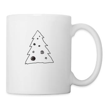Weihnachtsbaum - Tasse - Weiß - Rechts
