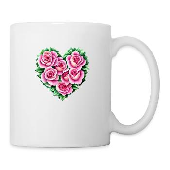 Mother's Day Love Valentine's Day Wedding Engagement - Mug - white - Right