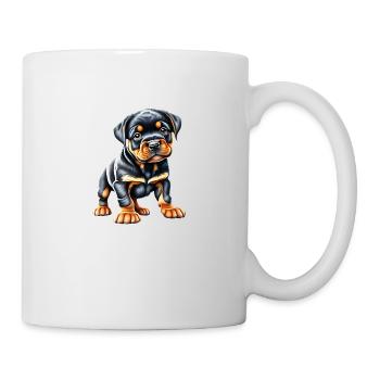 Rottweiler Dog Rottweiler Puppy Dogs Dog Puppy - Mug - white - Right