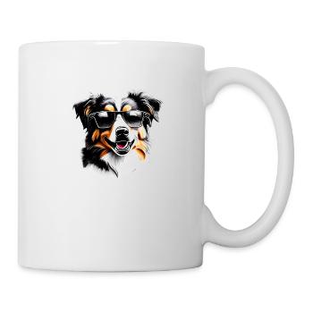 Berger Australien Chien Propriétaire Chien Chiot - Mug blanc - blanc - Droite