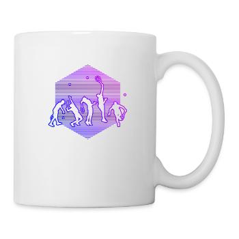 Tennis Tennis Tennis Tennis Hommes - Mug blanc - blanc - Droite