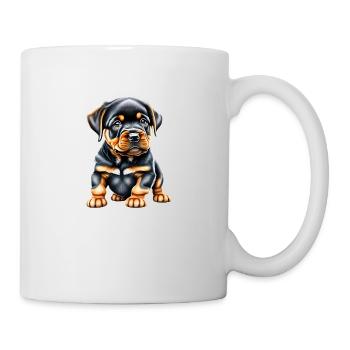 Rottweiler Dog Rottweiler Puppy Dogs Dog Puppy - Mug - white - Right