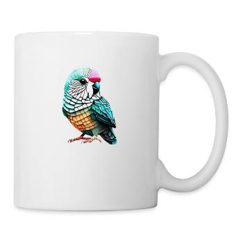 Perruche Oiseau Calopsitte Propriétaire d’oiseau - Mug blanc - blanc - Droite