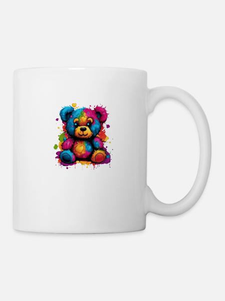 Funny Sweet Familie Teddy Bär - Tasse - Weiß