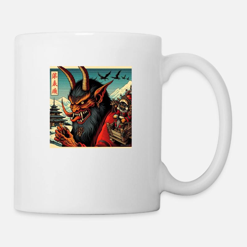 Krampus - Japanische Art - Tasse - Weiß