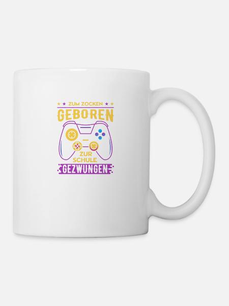 Zocken 2 - Tasse - Weiß