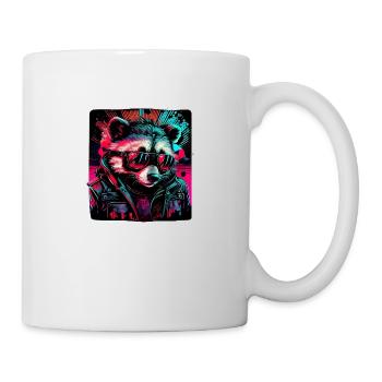 Cyberraton laveur - Mug blanc - blanc - Droite