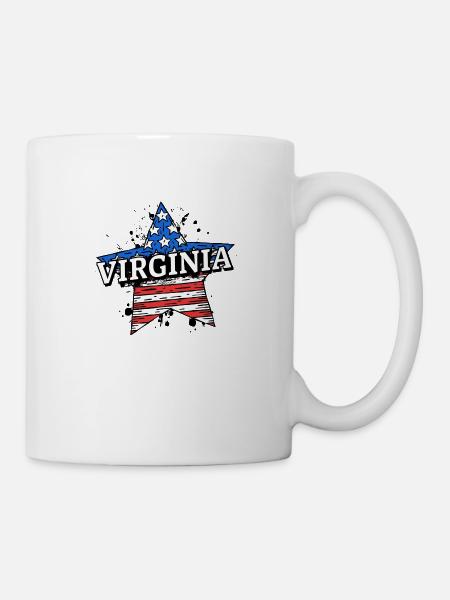 Virginia - USA - United States of America - Tasse - Weiß