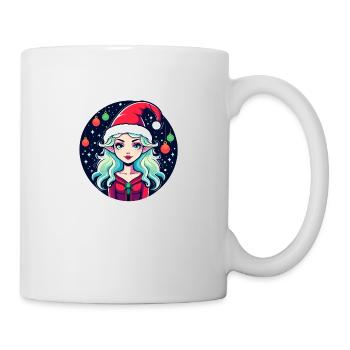 Elf Christmas Illustration - Mug - white - Right