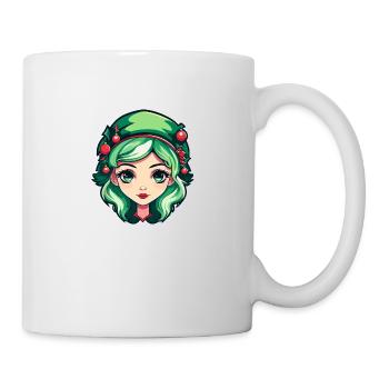 Elf Christmas Illustration - Mug - white - Right