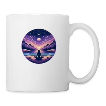 Gelassenes Meditations-Design - Tasse - Weiß - Rechts