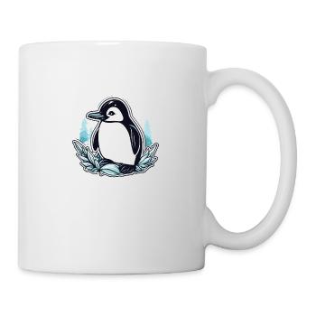 Penguin Christmas Illustration - Mug - white - Right