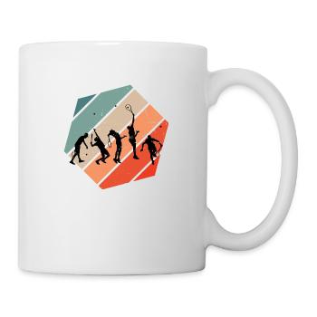 Tennis Homme Tennis Joueur de tennis Femme - Mug blanc - blanc - Droite