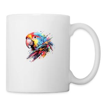 Perroquet, Oiseau, Liberté Animale, Monde, Merveille de la faune - Mug blanc - blanc - Droite
