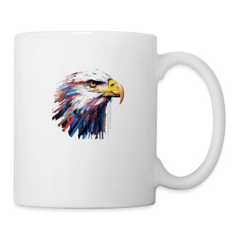 Eagle Bird Animal Nature Freedom Wildlife Wonder - Mug - white - Right