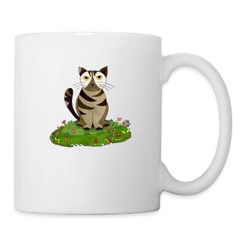 Cat - Mug - white - Right