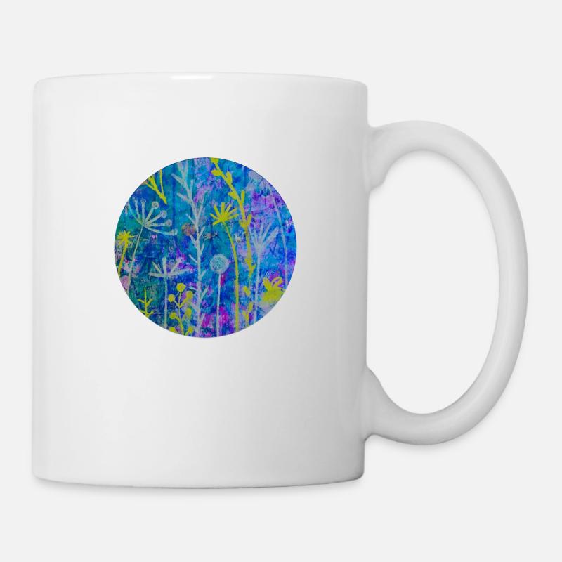 Full moon flowers - Mug - white