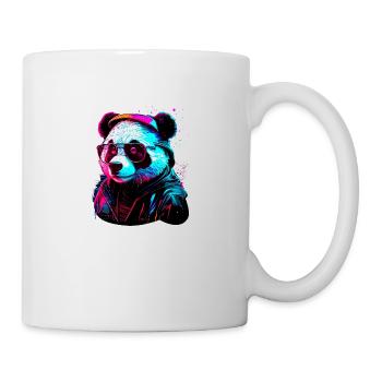 Panda hipster - Mug - white - Right