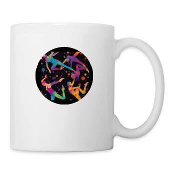 dancer, dancing, illustration, dancer, graffiti - Mug - white - Right