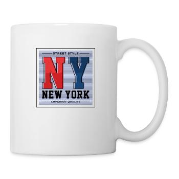 New York - Mug blanc - blanc - Droite