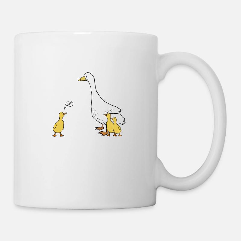 Gänse Nöööö - Tasse - Weiß