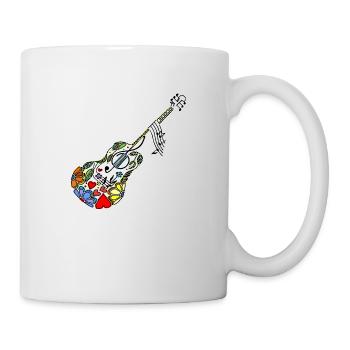 Gitarre - Tasse - Weiß - Rechts