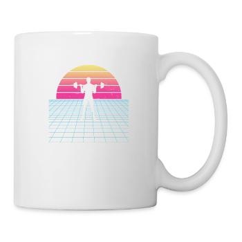 Musculation Femme Entraînement d’endurance Cardio - Mug blanc - blanc - Droite