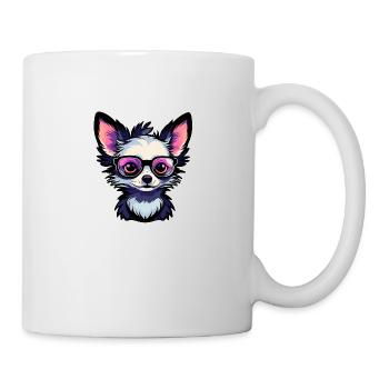 Chihuahua Dog Drawing - Mug - white - Right