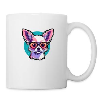 Chihuahua Dog Drawing - Mug - white - Right