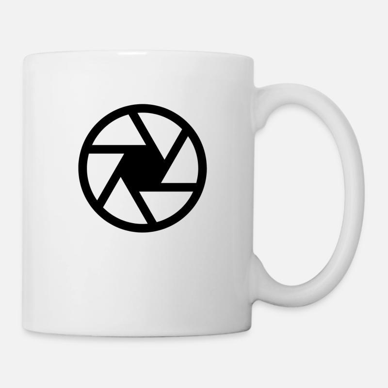 camera - Tasse - Weiß