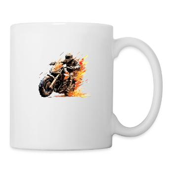 Moto Racing Fast Speed Competition Zusammenfassung - Tasse - Weiß - Rechts
