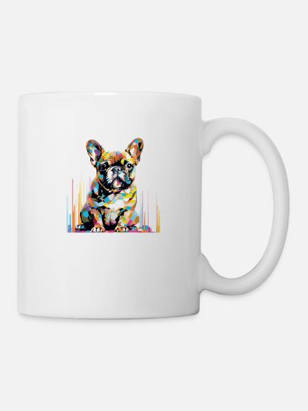 Bouledogue Français Chien Pet Monde Animal Lover Furry - Mug blanc - blanc