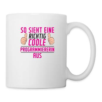 Programmiererin | Software Entwickler | | Spruch - Tasse - Weiß - Rechts