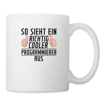 Programmierer | Software Entwickler | | Spruch - Tasse - Weiß - Rechts