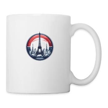 Paris Eiffelturm - Tasse - Weiß - Rechts