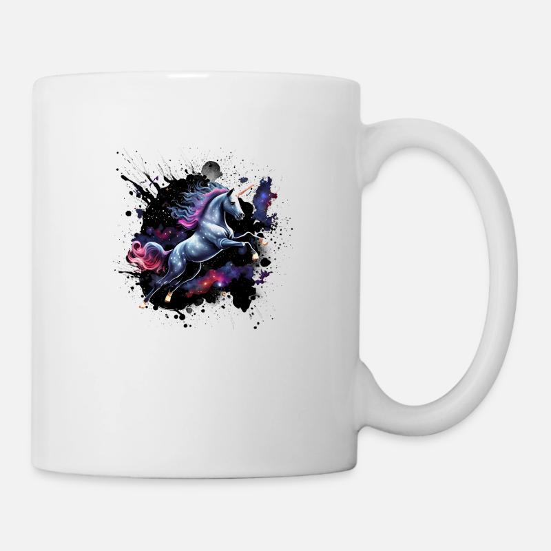 Unicorn in space - Mug - white