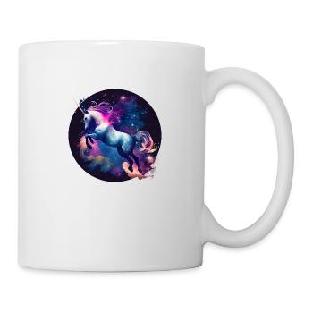 Magisches Einhorn - Tasse - Weiß - Rechts