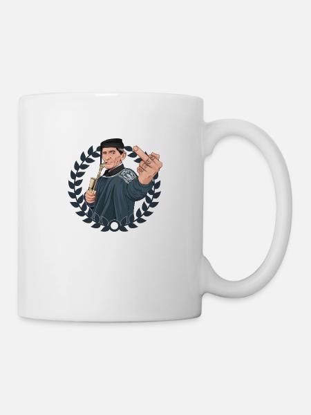 Rieser Grantler // Illustration - Tasse - Weiß