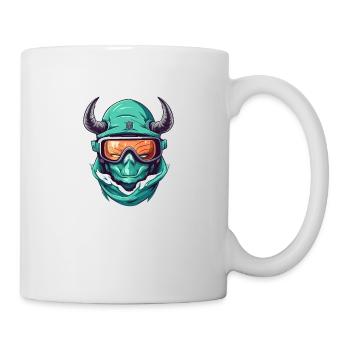 Steinbock Wintersport - Tasse - Weiß - Rechts
