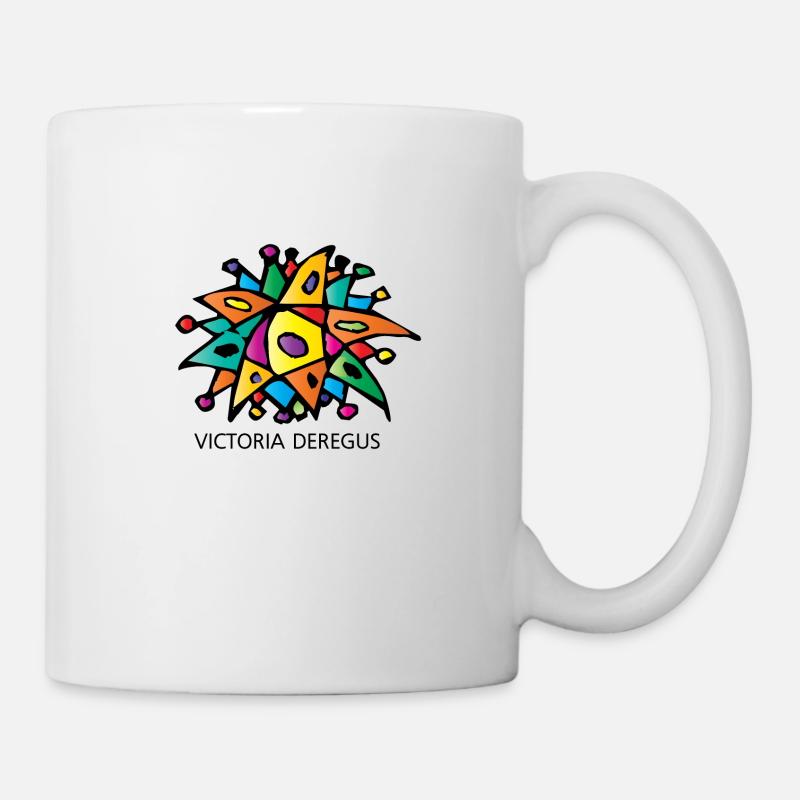 Étoile de Noël par Victoria Deregus 03 - Mug blanc - blanc