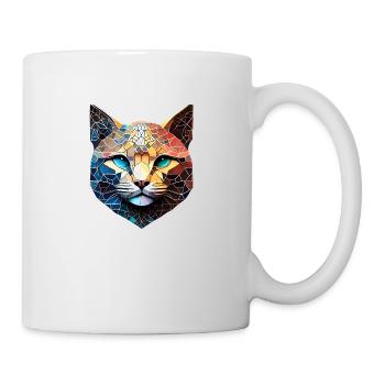 Chat, Propriétaire de chat, Chat domestique, Chat siamois, Chaton - Mug blanc - blanc - Droite