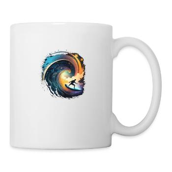 surf - Mug blanc - blanc - Droite